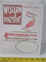 Metal Western Pacific Sign