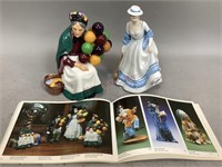 Vintage Royal Doulton Figurines and Guide Booklet