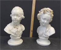 VINTAGE FRENCH HEAD BUSTS