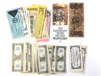 Asst'd Repro Currency, Spoof, Play Money, Coupons+