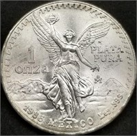 1986 Mexico 1oz .999 Silver Libertad BU