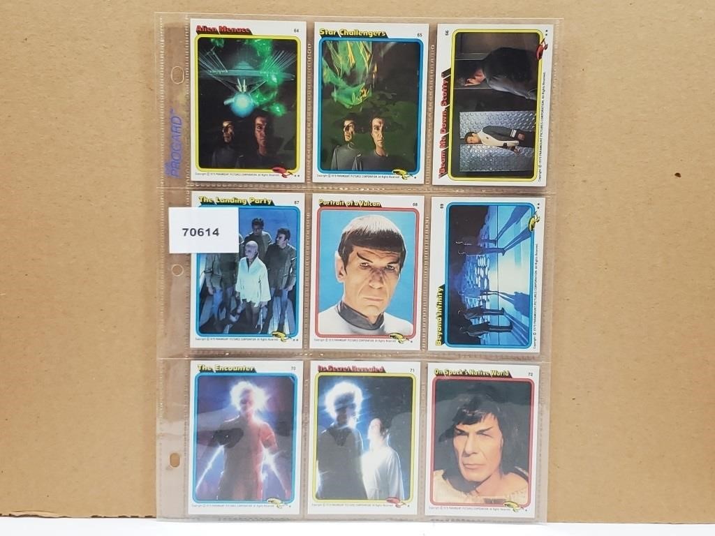 1979 Star Trek Collector Cards & Puzzle Pieces Lot