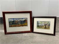 Kent Patterson Signed Watercolor Paintings