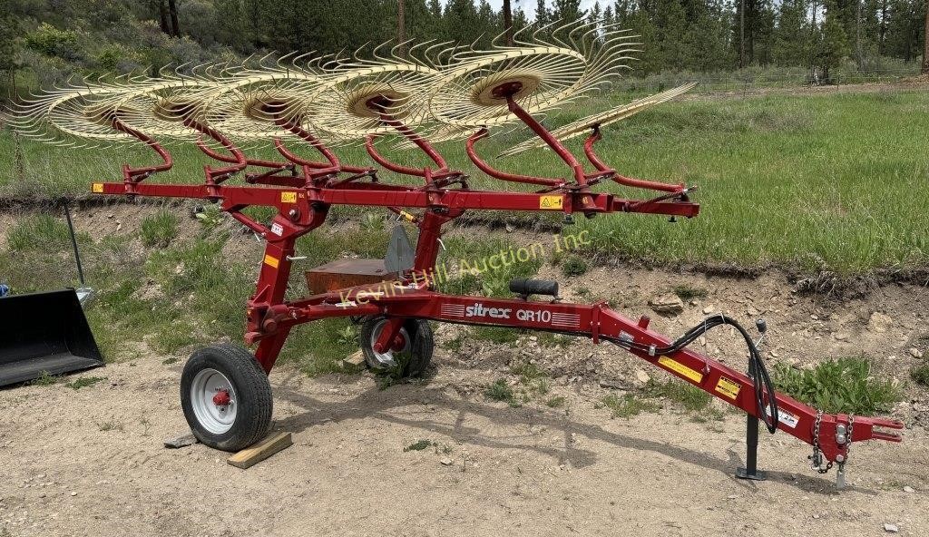 2020 Sitrex QR10 10 Wheel Hay Rake