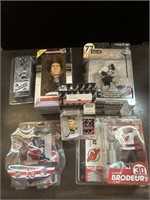 Lot of Hockey Bobble Head Collectibles