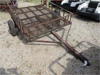 1158) 5'x6.5' trailer, expanded metal floor- title