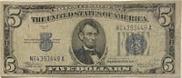 1934C $5 Silver Certificate