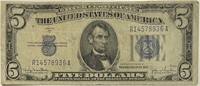 1934D $5 Silver Certificate