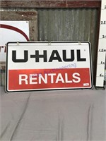 UHaul Rentals metal sign