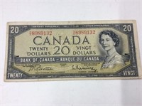 1954 Can $20