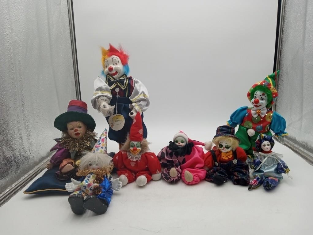 China Head Clown Dolls
