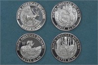 4 - 1ozt Silver .999 (4ozt TW) Rounds