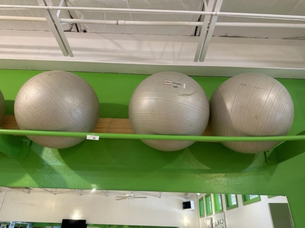 Lot of Large Silver Therapy Balls