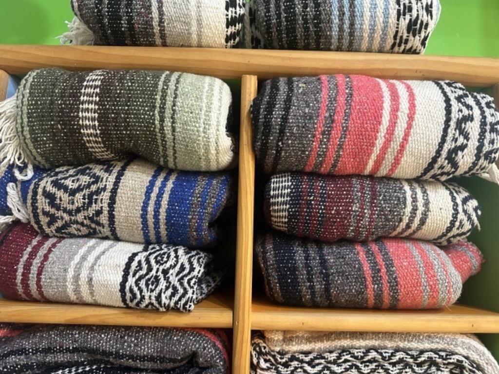 Lot of Yoga Blankets