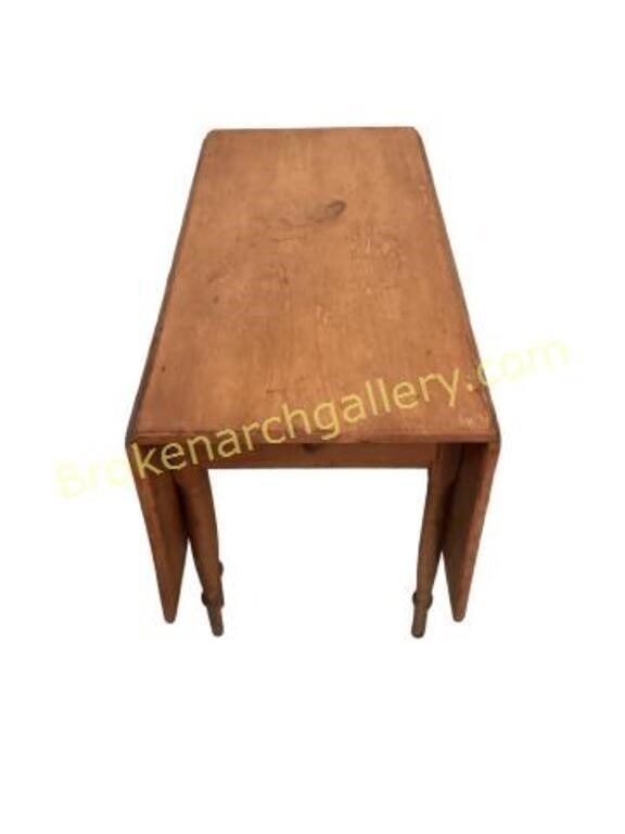 Pine drop leaf table