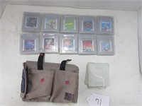 10 GAMEBOY CARTRIDGES WITH POUCH