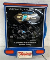 Raybestos lighted brake system display