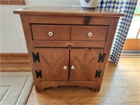 Short Wood Cabinet w/ Drawer