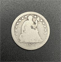 1856 Seated Liberty Silver Half Dime