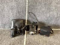 Binoculars and Old Cameras Bundle