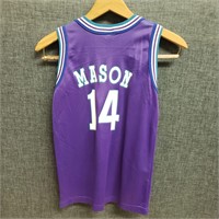 Anthony Mason,Charlotte Champion Jersey,SZ M 10-12