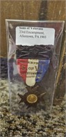 1903 Sons of Veterans 23rd Encampment Medal-