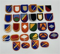 Merrowed Edge Army Airborne Flashes & Ovals