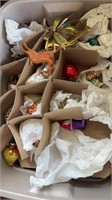 Tote of ornaments/ 2 layers