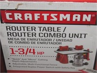 Craftsman Router Table and Router-