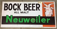 "Bock Beer" Metal Sign