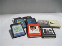 Vintage Classic Rock 8 Track Tapes