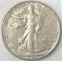 1937-D Liberty Walking Half Dollar