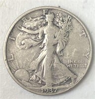 1937-S Liberty Walking Half Dollar