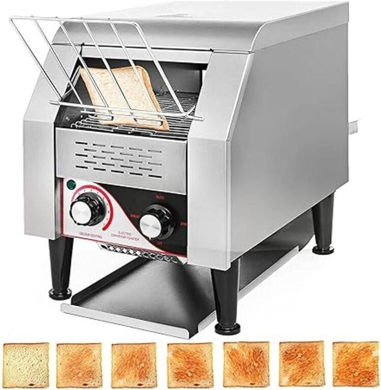 (U) VEVOR Commercial Conveyor Toaster, 150 Slices/