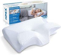 HOMCA Memory Foam Cervical Pillow, 2 in 1