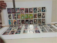 Pages of various players baseball cards