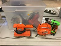 Power tools. Drills, saws, sanders.