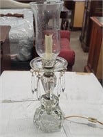 Cut Crystal Table Top Lamp