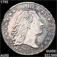 1795 Flowing Hair Half Dime CLOSELY UNCIRCULATED