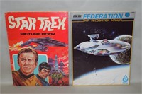 Vtg Star Trek Picture Book + Fasa Federation Ship