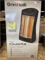 Omni Heat Infrared Tower Heater 1509 Watts
