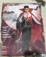 Spooktacular Creations Gothic Vampire Cost Sz 8-10