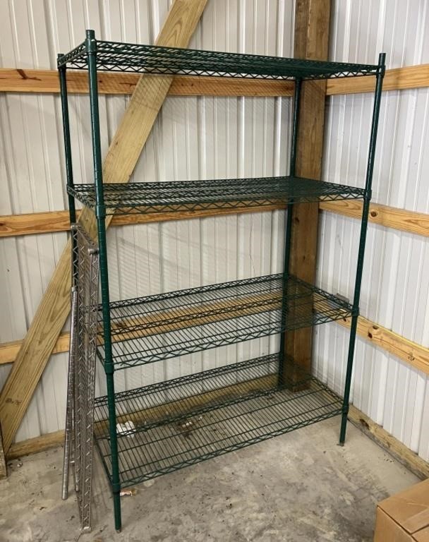 Heavy Wire Shelf Unit #1