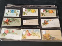 Antique Victorian Calling Cards (9)