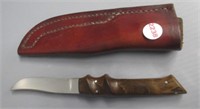 Kalfayan Knife with Leather Holder.
