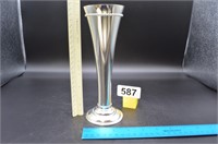 Vintage Godinger silverplated weighted vase