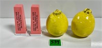 Vtg Salt & Pepper Shakers P&H Market Lemons