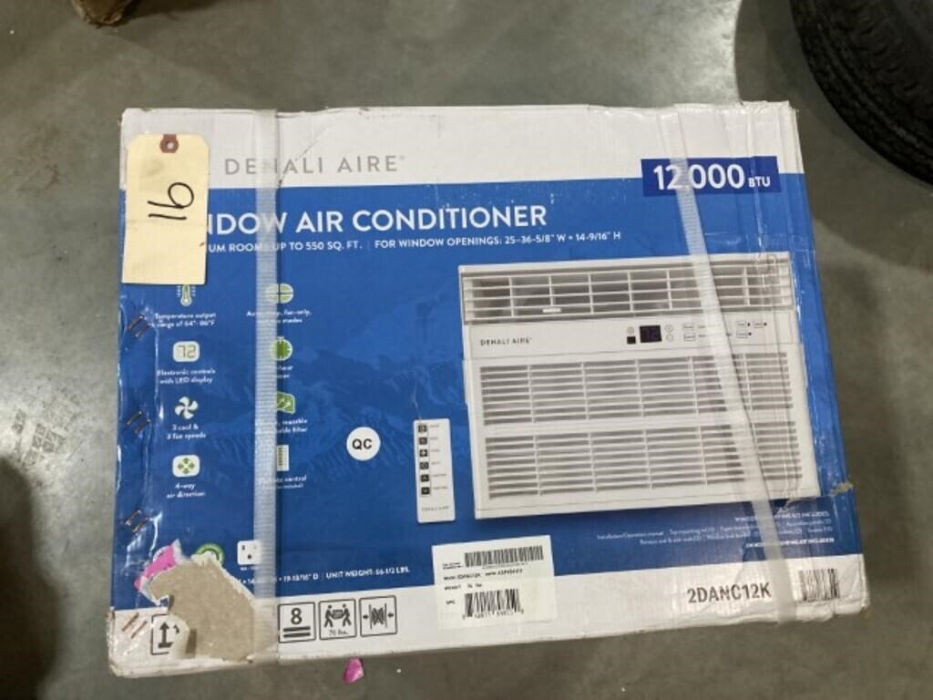 FULLY FUNCTIONAL 12,000 BTU Denali Aire 115V Windo