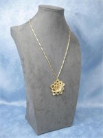 Vtg Monet Pendant & Necklace