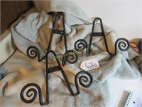 IRON WALL PLATE HANGERS - 8"H X 8.25"W (3-ITEMS)